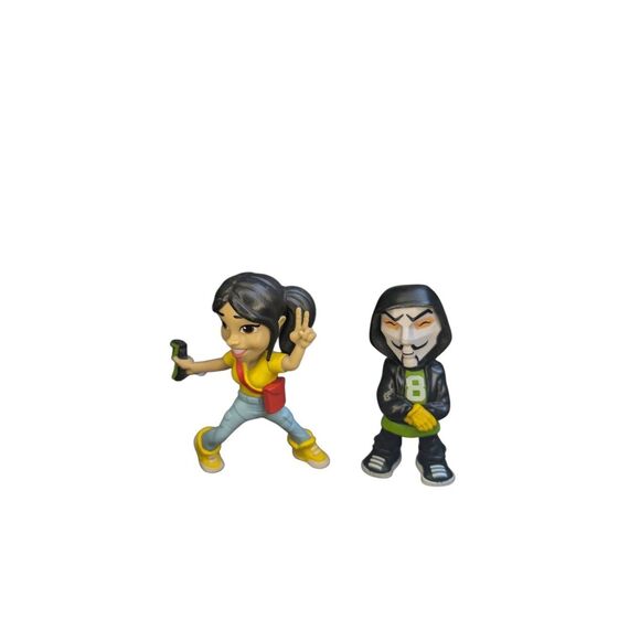Spy Ninja Lot of 2 Mini Collectible Figures YouTube Regina, PZ Squire - Picture 2 of 6